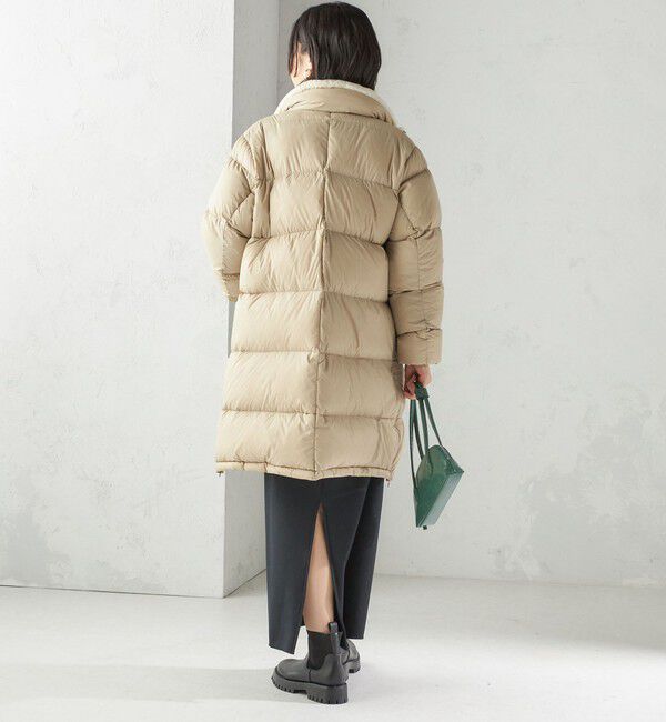 SHIPS for women「【SHIPS別注】TAION:〈手洗い可能〉ネック ボア ダウン コート」|ダウン|