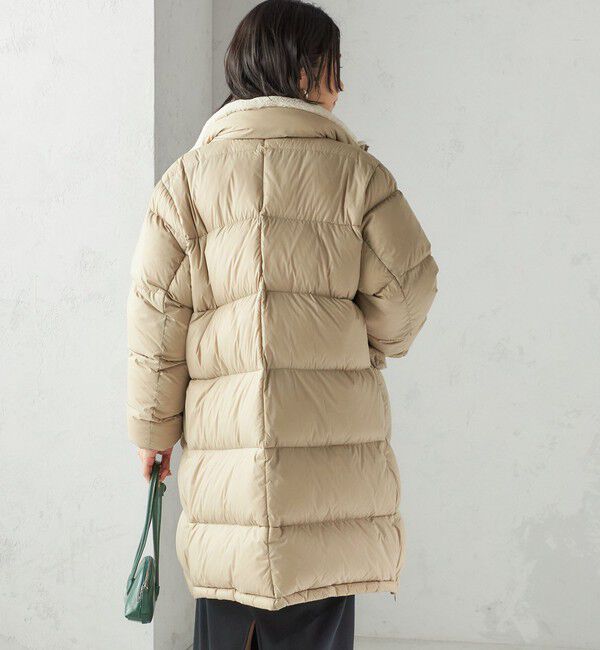 SHIPS for women「【SHIPS別注】TAION:〈手洗い可能〉ネック ボア ダウン コート」|ダウン|