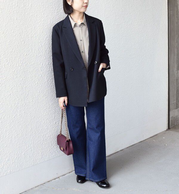 SHIPS Colors 「SHIPS Colors:ウールライク ダブルボタン ジャケット2（セットアップ対応可能）◇」|テーラードジャケット|