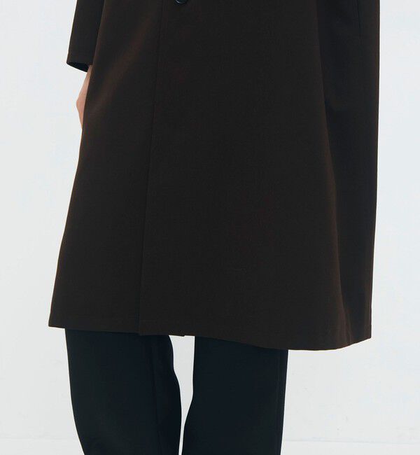 CABaN「ウールギャバジン スタンドカラーコート」|ステンカラーコート|
