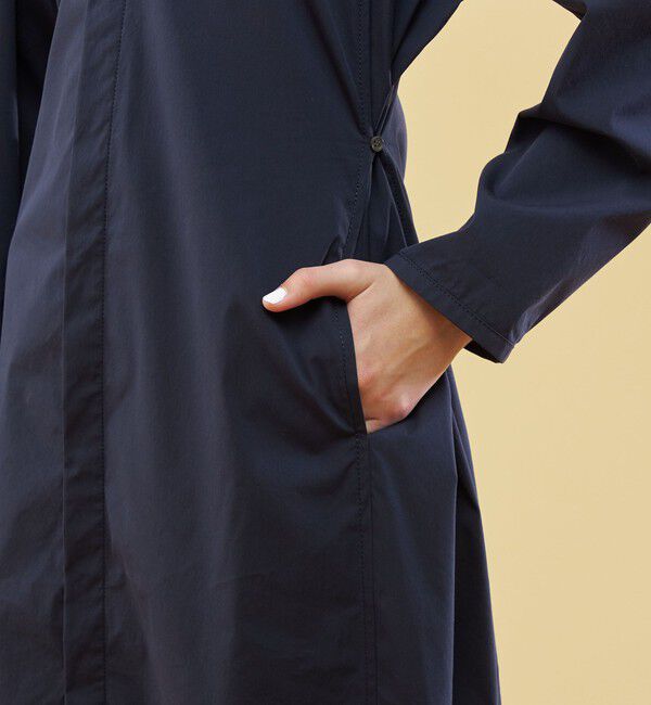 GALERIE VIE「コットンストレッチブロード クルーネックロングワンピース」|ワンピース|