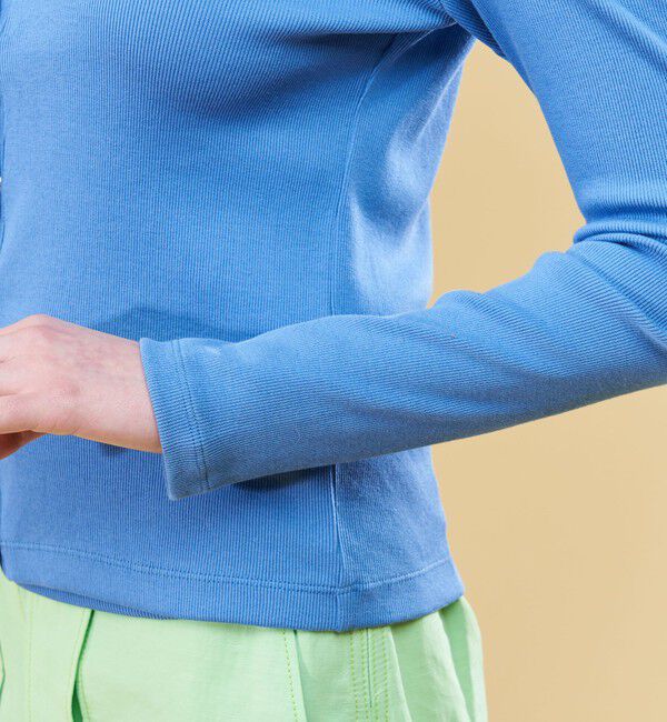 DES PRES「スモールライトリブ クルーネックカーディガン」|カーディガン|