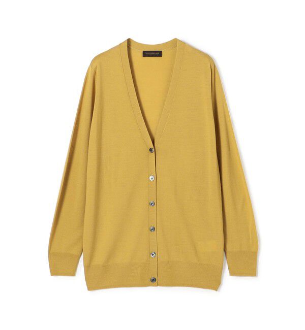 TOMORROWLAND collection「エクストラファインウール Vネックカーディガン」|カーディガン|27 イエロー