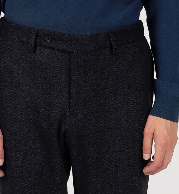 TOMORROWLAND MENS「ウールコットンダブルジャガード イージースラックス」|スラックス|