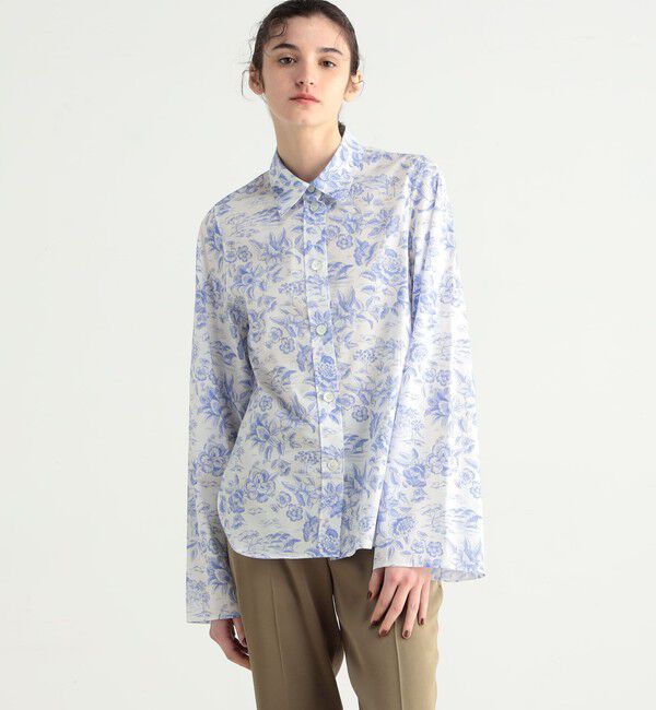 BACCA「サマーリバティ プリントシャツ」|シャツ・ブラウス|
