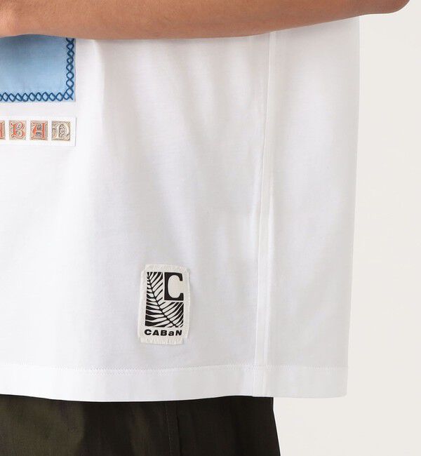 CABaN「CABaN スビンコットン グラデーションプリントTシャツ」|Tシャツ・カットソー|