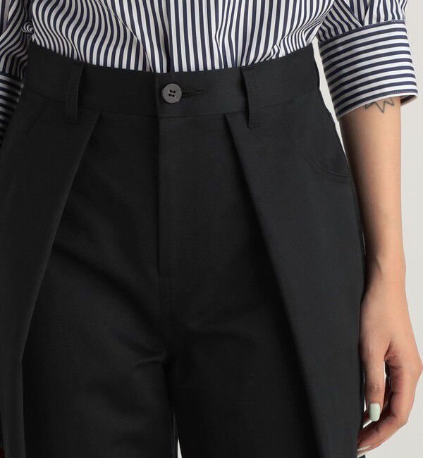 Edition「コットンリネン タックバギーパンツ」|その他|