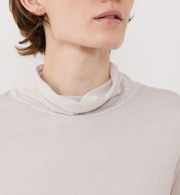 GALERIE VIE「パウダーコットン タートルネックプルオーバー」|Tシャツ・カットソー|