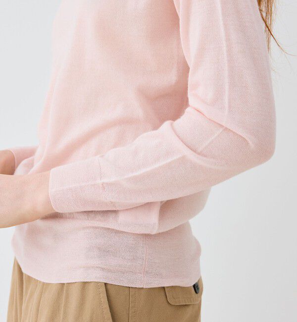 GALERIE VIE「 ウーステッドカシミヤ クルーネックプルオーバー」|ニット・セーター|