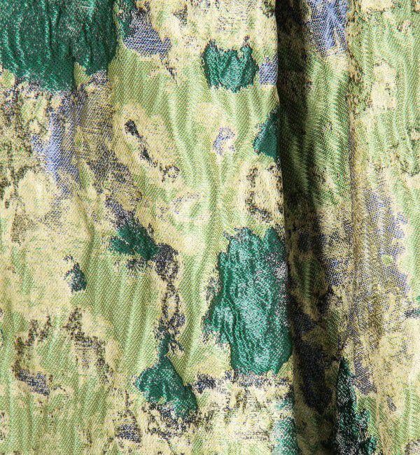 TOMORROWLAND collection「チンツフラワージャカード タックボリュームスカート」|フレア|