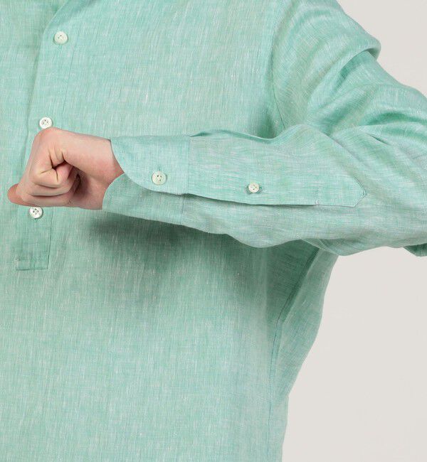 TOMORROWLAND BUYING WEAR「Maria Santangelo リネン ワンピースカラー プルオーバーシャツ」|シャツ・ブラウス|