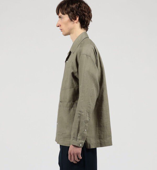 TOMORROWLAND MENS「リネン 4ポケット サファリシャツ」|シャツ・ブラウス|