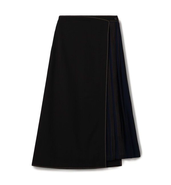 TOMORROWLAND BUYING WEAR「BODICE STUDIO Multibinding スカート」|台形|68 ネイビー系