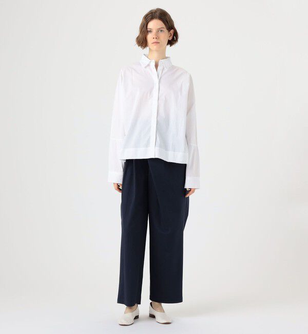 GALERIE VIE「ノンマーセライズドコットン アシンメトリーパンツ」|その他|