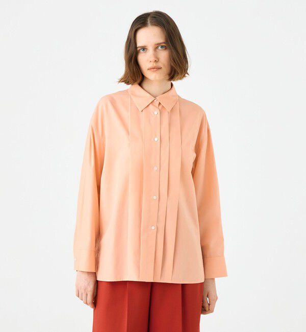 Ballsey「ハイカウントポプリン フロントタックシャツ」|シャツ・ブラウス|