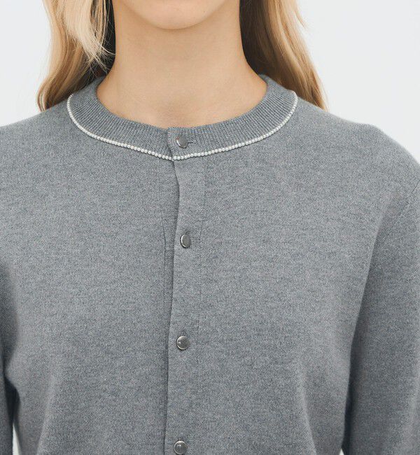 コットンカシミヤ パールポケットカーディガン（CABaN）｜ルミネの