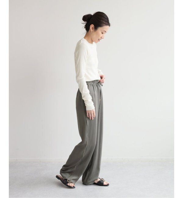 EMILYWEEK「コットンカシミヤテレコクループルオーバー」|Tシャツ・カットソー|