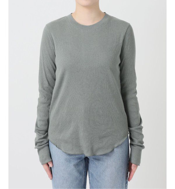 EMILYWEEK「コットンカシミヤテレコクループルオーバー」|Tシャツ・カットソー|