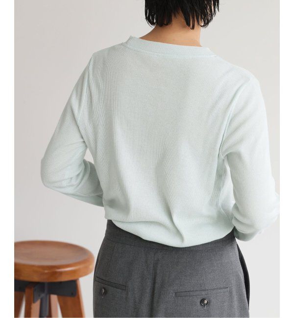 EMILYWEEK「コットンカシミヤテレコクループルオーバー」|Tシャツ・カットソー|