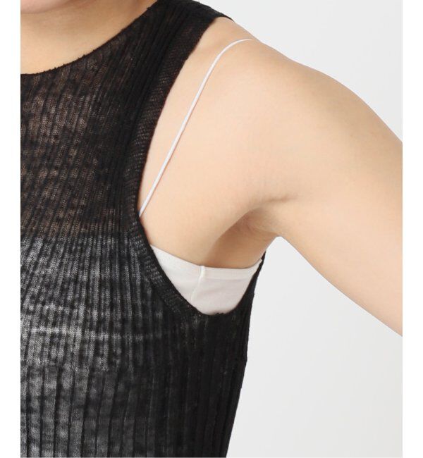 Plage「ENRICA / エンリカ SHEER RIB ノースリーブ」|ニット・セーター|