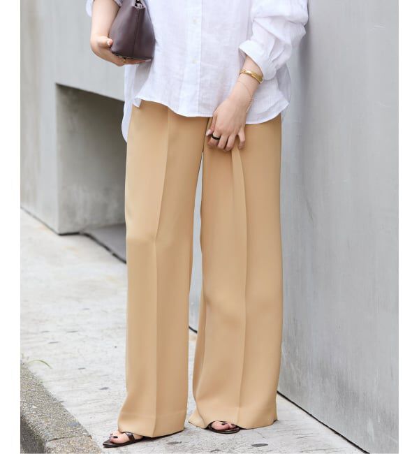 Plage「les Tendre easy care スラックス」|スラックス|