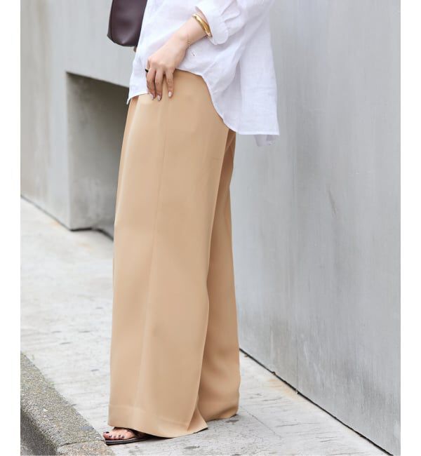 Plage「les Tendre easy care スラックス」|スラックス|