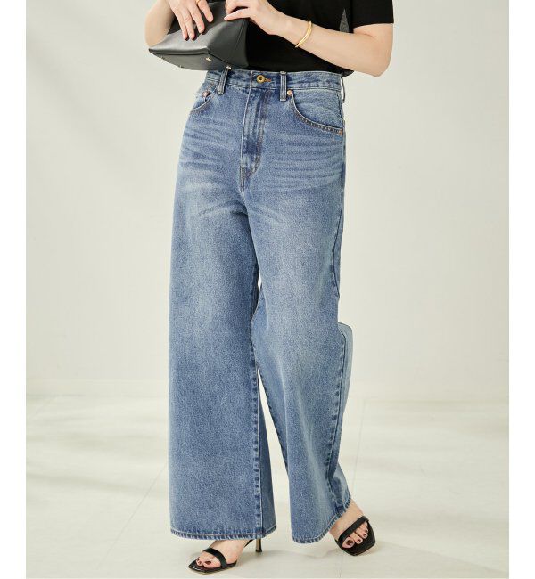 Plage「CINCH BACK DENIM パンツ」|デニム|