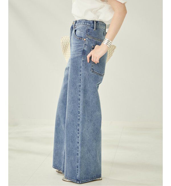 Plage「CINCH BACK DENIM パンツ」|デニム|