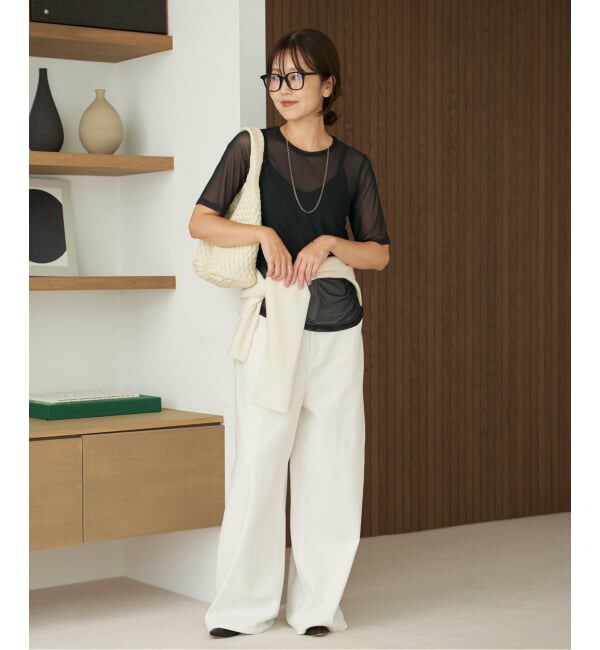Plage「sheer mesh TEE」|Tシャツ・カットソー|