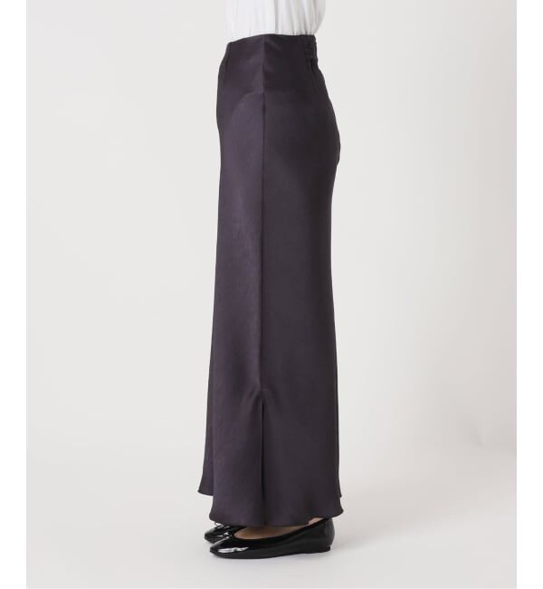 IENA「《追加13》ダブルサテンスカート」|スカート|