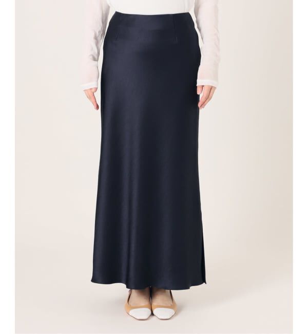 IENA「《追加13》ダブルサテンスカート」|スカート|