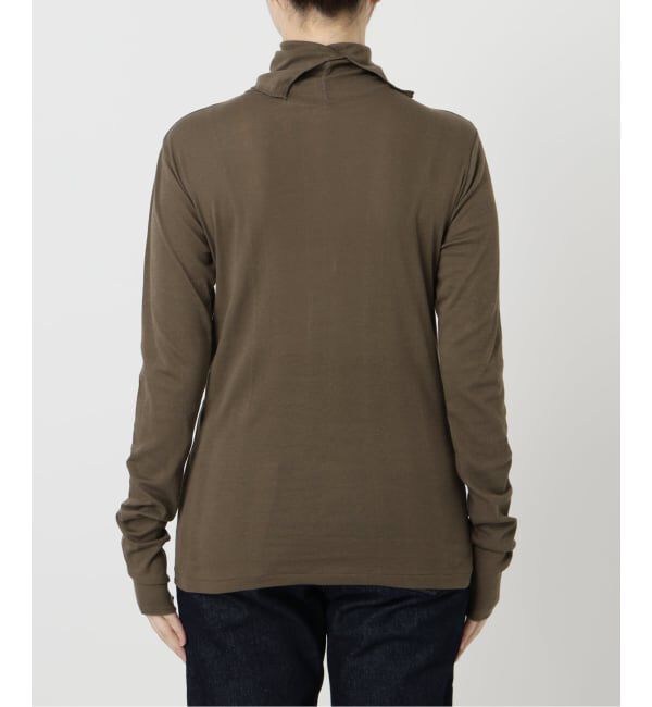 SLOBE IENA「《追加》miller/ミラー SLOBE別注 SHEER RIB タートルネック」|Tシャツ・カットソー|