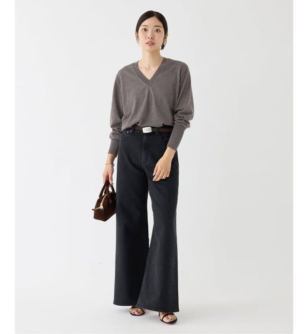 IENA「《追加》18G Vネックプルオーバー」|ニット・セーター|