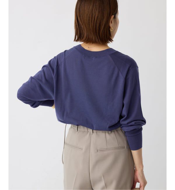 IENA「《追加》18G Vネックプルオーバー」|ニット・セーター|