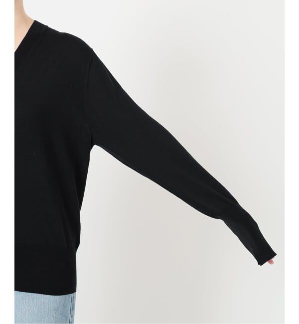 IENA「《追加》18G Vネックプルオーバー」|ニット・セーター|