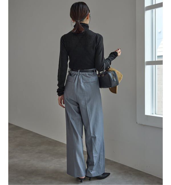 SLOBE IENA「スイビリブタートルネックプルオーバー」|ニット・セーター|