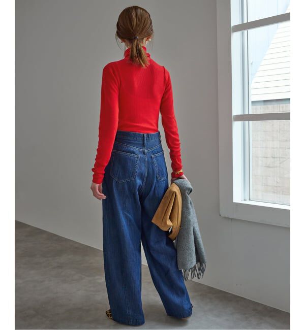 SLOBE IENA「スイビリブタートルネックプルオーバー」|ニット・セーター|