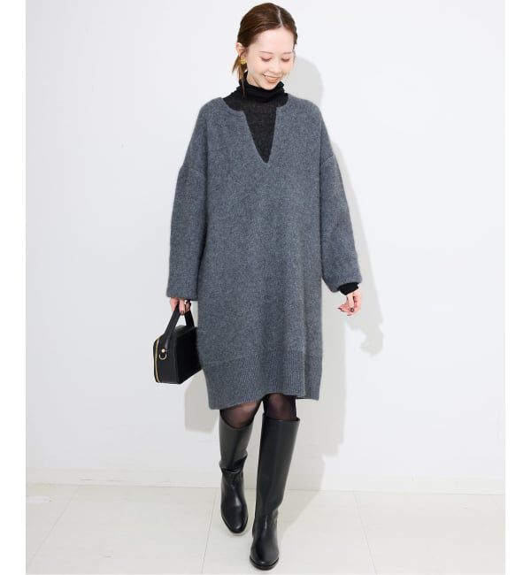 SLOBE IENA「スイビリブタートルネックプルオーバー」|ニット・セーター|