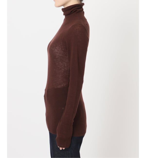 SLOBE IENA「スイビリブタートルネックプルオーバー」|ニット・セーター|