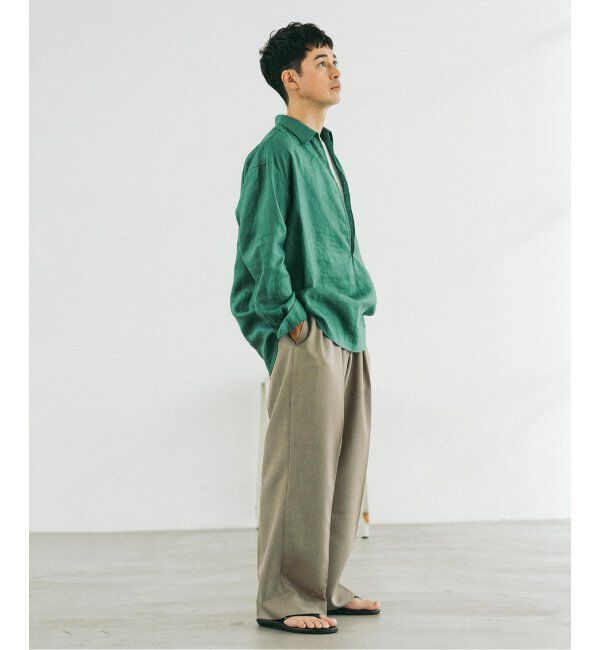 EDIFICE「《追加》リネン スキッパー シャツ」|シャツ・ブラウス|