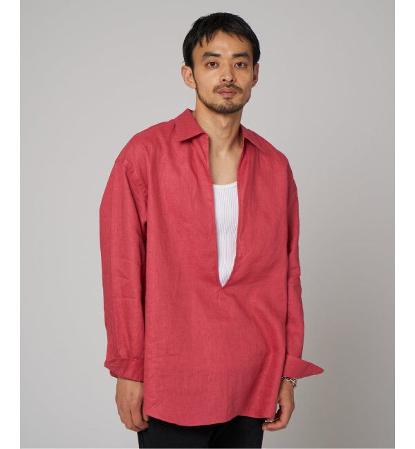 EDIFICE「《追加》リネン スキッパー シャツ」|シャツ・ブラウス|