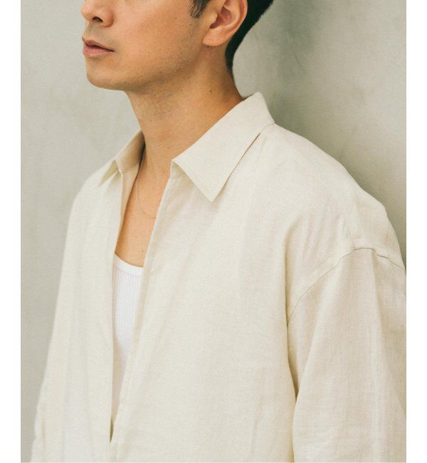 EDIFICE「《追加》リネン スキッパー シャツ」|シャツ・ブラウス|