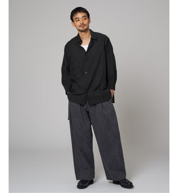 EDIFICE「シアー バンブー 8分袖 レギュラーシャツ」|シャツ・ブラウス|