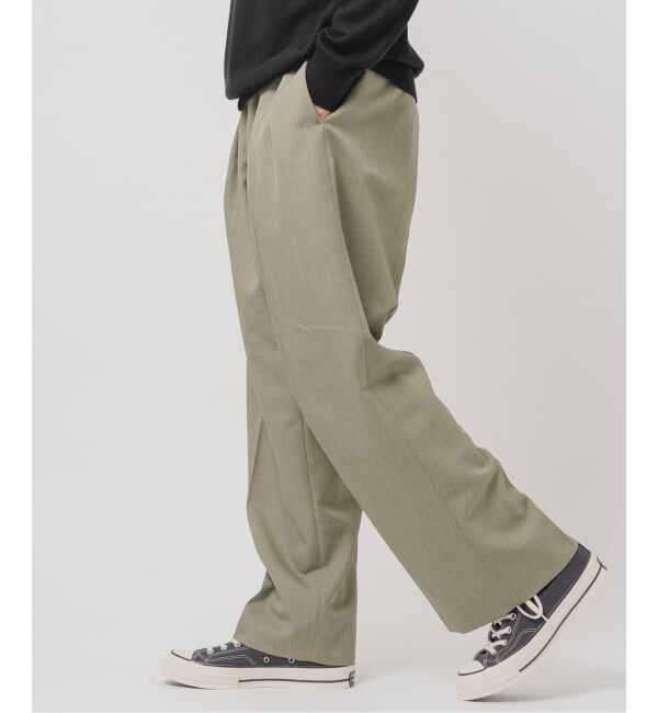 EDIFICE「ラフトップ ウルトラ ワイドパンツ」|スラックス|
