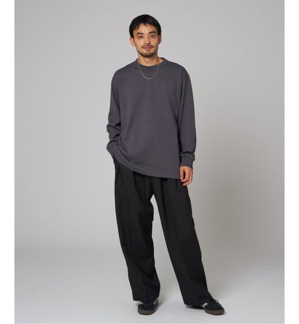 EDIFICE「ラフトップ ウルトラ ワイドパンツ」|スラックス|