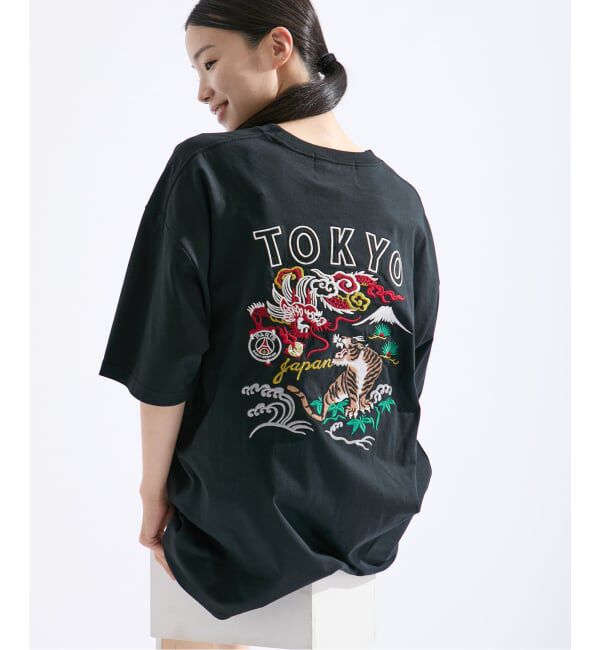 Paris Saint-Germain「【Paris Saint-Germain / パリ・サン＝ジェルマン】JP Ryu Germain embroidery  TEE」|Tシャツ・カットソー|ブラック