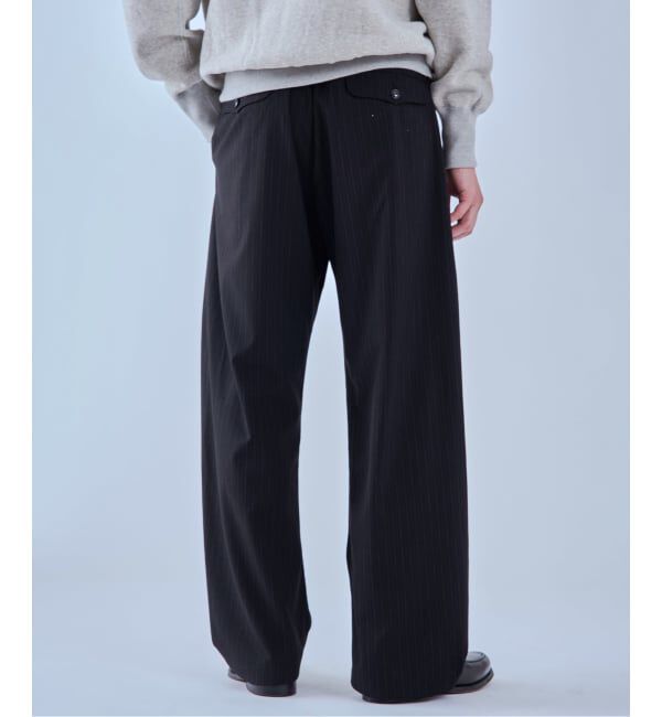 EDIFICE「《予約》クリアスストライプ 3D フィット トラウザー」|スラックス|