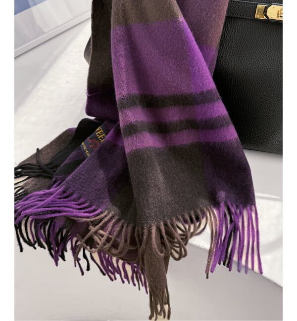 追加》【TWEEDMILL/ツイードミル】 チェックストール（JOURNAL