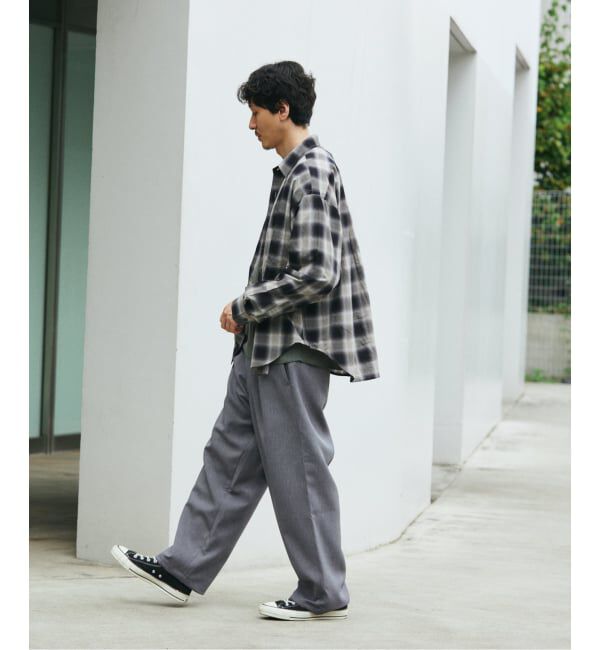 JOURNAL STANDARD「ダブル クロス オーバー パンツ」|スラックス|