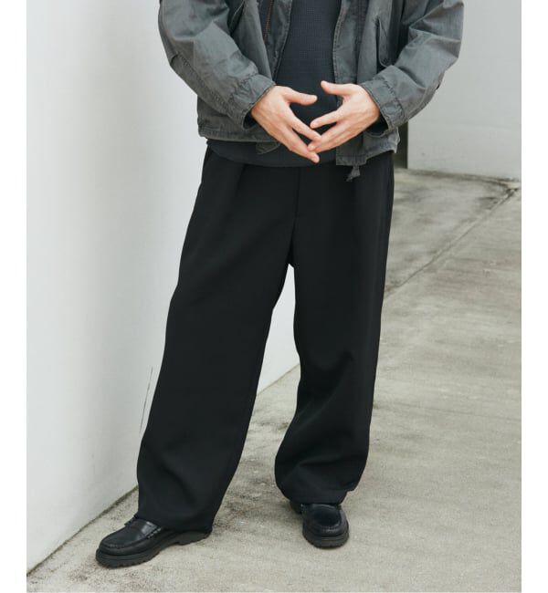 JOURNAL STANDARD「ダブル クロス オーバー パンツ」|スラックス|